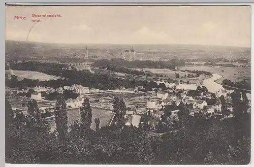 (40473) AK Metz, Gesamtansicht, 1909