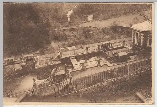 (39210) AK Eupen, Gileppe-Talsperre, Filteranlage, vor 1945