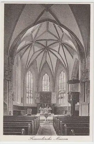 (34763) AK Meißen, Frauenkirche, Inneres, vor 1945