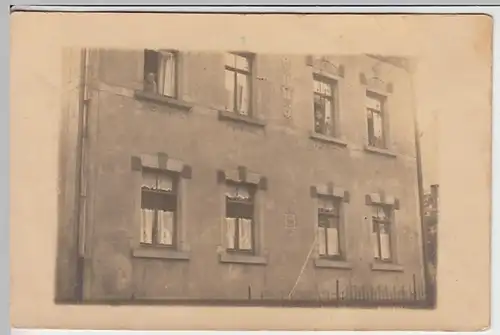 (26185) Foto AK Wohnhaus von 1896 mit Verzierungen, Karte vor 1945