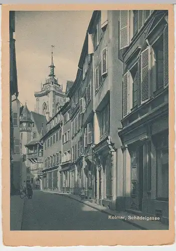 (25292) AK Kolmar, Colmar, Schädelgasse 1930/40er