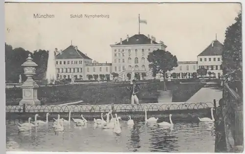 (24520) AK München, Schloss Nymphenburg 1910