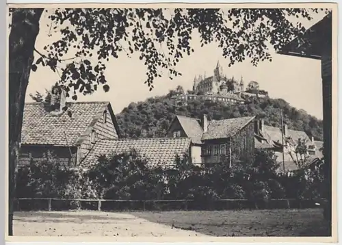 (22203) AK Wernigerode, Blick zum Schloss 1962