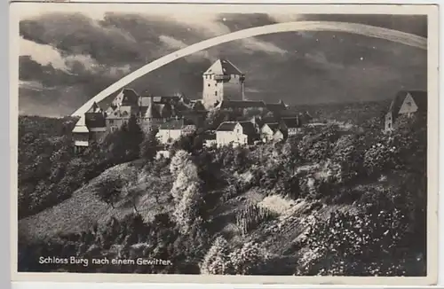 (19884) Foto AK Schloss Burg an der Wupper 1931