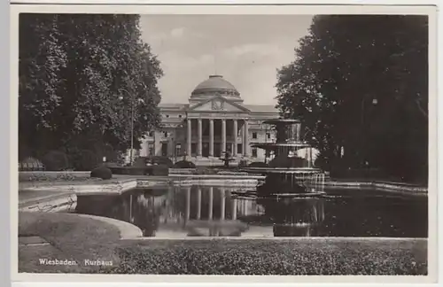 (19585) Foto AK Wiesbaden, Kurhaus 1934