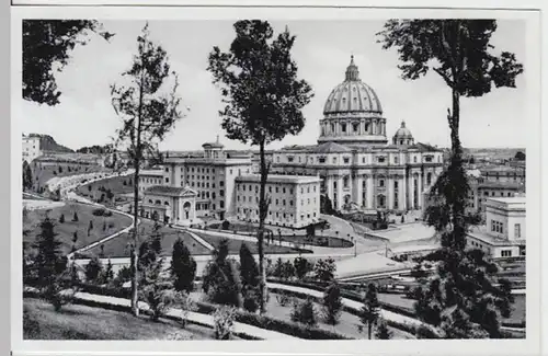 (18203) Foto AK Vatikanische Paläste, Petersdom 1938