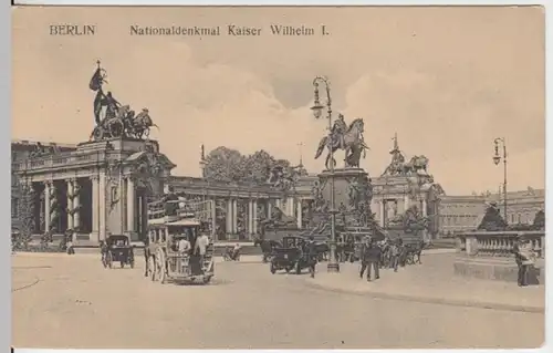 (16611) AK Berlin, Denkmal Kaiser Wilhelm I., vor 1945