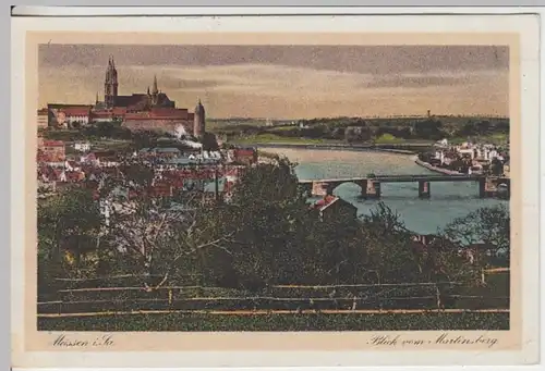 (15693) AK Meißen, Panorama 1925