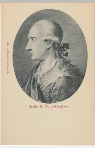 (15546) Künstler AK Goethe im 24. Lebensjahr, bis 1905