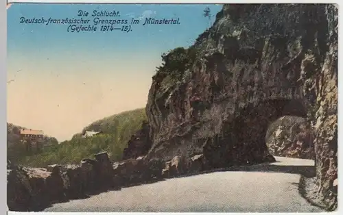 (13441) AK Münstertal, Vallee de Munster, um 1915