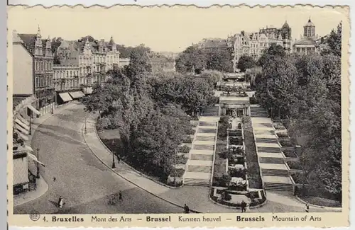 (10720) AK Bruxelles, Brüssel, Mont des Arts 1940