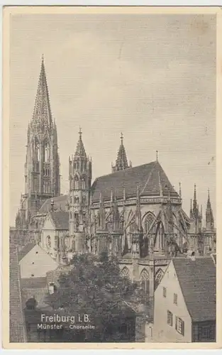 (10688) AK Freiburg i.Br., Münster Chorseite 1925