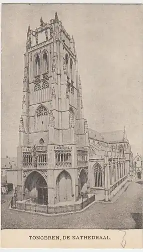(9812) AK Tongeren, Tongres, Kathedrale, vor 1945