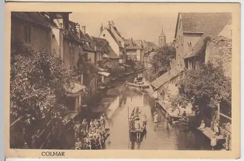 (9651) AK Colmar, Elsass, Ortsansicht, vor 1945