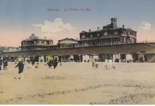 (1829) AK Ostende, Oostende, Belgien, Chalet du Roi, vor 1945