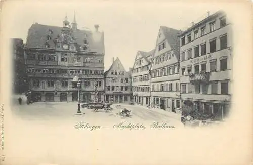 AK - Tübingen - Marktplatz, Rathaus nicht versandt