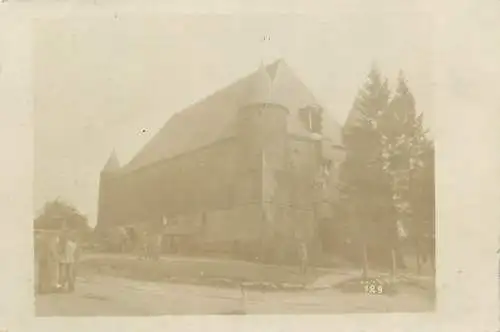 Ansichtskarte Saint Juvin Wehrkirche Frankreich nicht versandt