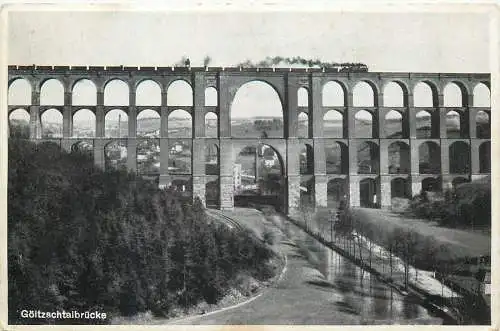 Ansichtskarte Göltzschtalbrücke Eisenbahn nicht versandt