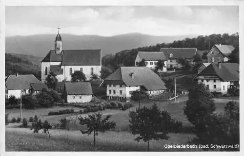 AK - Oberbiederbach (bad.  Schwarzwald) Gasthaus zum Deutschen Hof