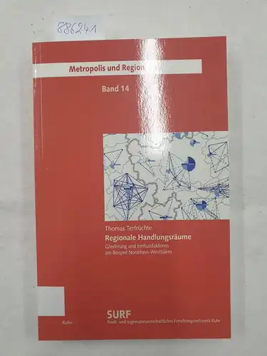 Terfrüchte, Thomas: Regionale Handlungsräume : Gliederung und Einflussfaktoren am Beispiel Nordrhein-Westfalens
 [Hrsg.: SURF - Stadt- und Regionalwissenschaftliches Forschungsnetzwerk Ruhr] / Metropolis und Region ; Bd. 14. 