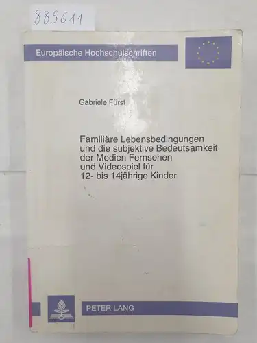 Fürst-Pfeifer, Gabriele: Familiäre Lebensbedingungen und die subjektive Bedeutsamkeit der Medien - Fernsehen und Videospiel für 12- bis 14jährige Kinder 
 Integration von qualitativen und quantitativen Methoden in der Medienpsychologie. 