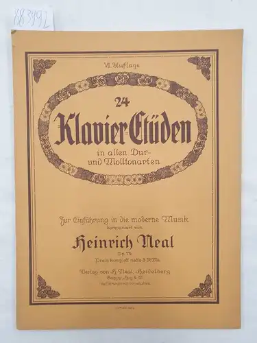 24 Klavier-Etüden in allen Dur- und Molltonarten : Zur Einführung in die moderne Musik