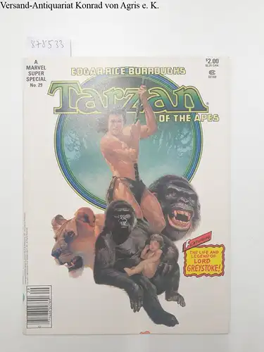 Marvel Comics Group (Hrsg.): STAN LEE presents : A Marvel Super Special : Tarzan of the Apes : Vol. 1 : No. 29 : 1983. 
