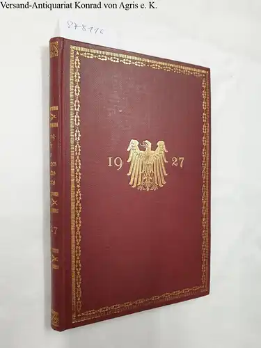 Reichswehrministerium, Heeres-Personal-Amt (Hrsg.): Rangliste des Deutschen Reichsheeres : Nach dem Stande vom 1. Mai 1927. 