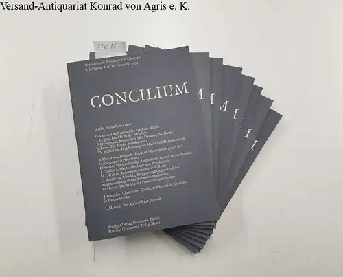 Direktionskomitee: Concilium. Internationale Zeitschrift für Theologie, 9. Jahrgang, 1973, Komplett!. 