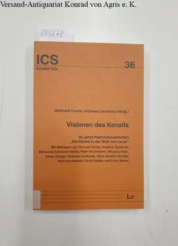 Fuchs, Gotthard und Andreas Lienkamp: Visionen des Konzils : 30 Jahre Pastoralkonstitution "Die Kirche in der Welt von heute"
 (= Schriften des Instituts für Christliche Sozialwissenschaften der Westfälischen Wilhelms-Universität Münster, Band 36). 