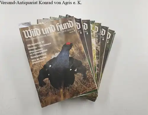 Verlag Paul Parey: Wild und Hund : 85. Jahrgang 1982 - 1983 : Heft 1-26 : Komplett : (gut bis sehr gute Exemplare). 