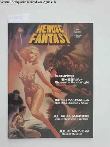 Krenkel, Roy G: Heroic Fantasy ( vintage magazine), Volume 1, Number August 1985 No.3 September 1983. 