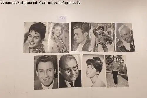 Dean, James und et. al: Konvolut aus 9 Postkarten: Jeames Dean et. al. 