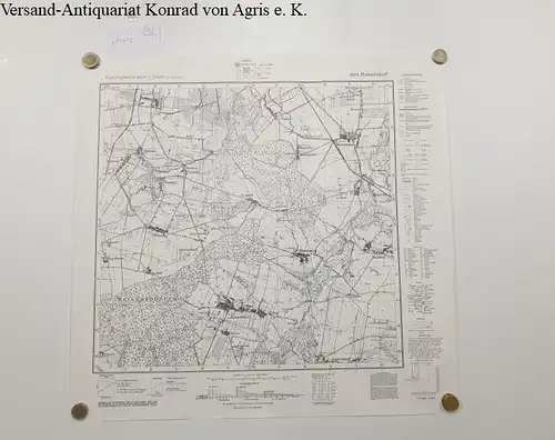 Preußische Landesaufnahme (Hg.): 12 Meßtischblätter der Preußischen Landesaufnahme - Provinz Oberschlesien. 