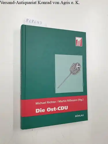 Richter, Michael (Herausgeber): Die Ost-CDU : Beiträge zu ihrer Entstehung und Entwicklung
 Hannah-Arendt-Institut für Totalitarismusforschung: Schriften des Hannah-Arendt-Instituts für Totalitarismusforschung ; Bd. 2. 