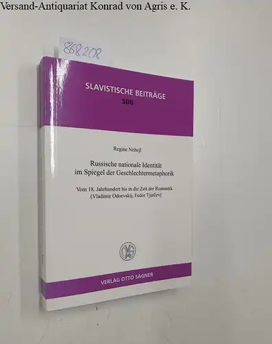 Nohejl, Regine: Russische nationale Identität im Spiegel der Geschlechtermetaphorik. Vom 18. Jahrhundert bis in die Zeit der Romantik
 Vladimir Odoevskij, Fedor ...) Slavistische Beiträge, Band 500). 