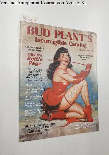 Plant, Bud: Bud Plant's Incorrigible Catalog : Holiday 2006-07. 