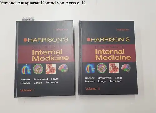 Harrison, Tinsley: Harrisons's Principles of International Medicine : Vol. 1+2. 