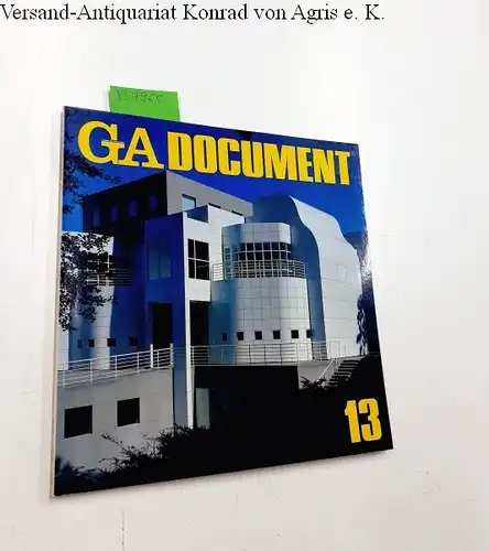 Futagawa, Yukio (Publisher/Editor): Global Architecture (GA) - Dokument No. 13. 