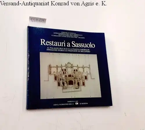 unbekannt: Restauri a Sassuolo: il palazzo ducale e la Piazza Garibaldi immagine storica e proposte di recupero. 