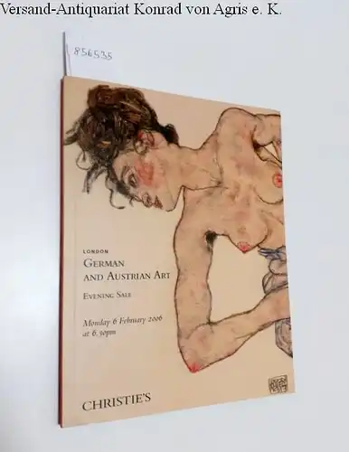 Christie's London: German and Austrian Art : Auction 7201 
 Evening Sale 6 February 2006 : Campendonk, Jawlensky, Kirchner, Kolbe, Liebermann, Macke, Marc, Schiele u.a. 