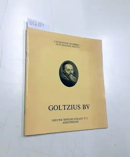 Goltzius BV, Amsterdam: Goltzius BV, Catalogue Number 1, Old Master Prints, 14- 28 june. 