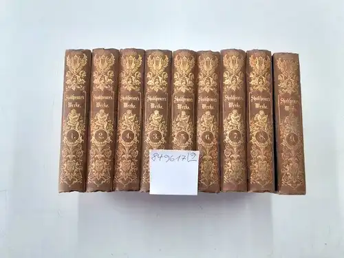 Shakespeare, William, August Wilhelm von Schlegel (Übers.) und Ludwig Tieck (Übers.): Shakespeare's dramatische Werke 
 übersetzt von August Wilhelm von Schlegel und Ludwig Tieck. 