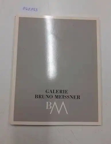Galerie Bruno Meissner: Bahnhofstrasse 14, Zürich - quai Voltaire, Paris : Jan Van Goyen, N. L. Peschier, Constant Troyon, Franz-Xaver Winterhalter u.a. 