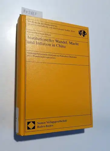 Herrmann-Pillath, Carsten: Institutioneller Wandel, Macht und Inflation in China
 Ordnungstheoretische Analysen zur Politischen Ökonomie eines Transformationsprozesses. 