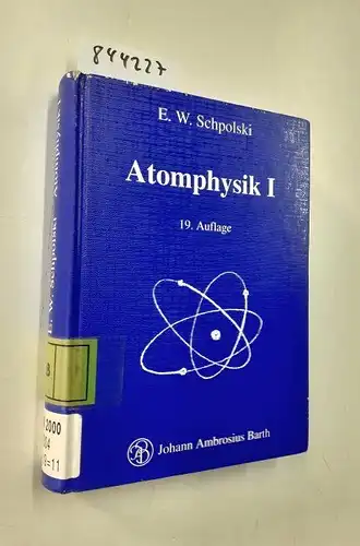 Schpolski, Eduard W: Atomphysik Teil: 1., Einführung in die Atomphysik : mit 24 Tabellen
 [Übers. aus dem Russ.: Klaus Herrmann ...]. 