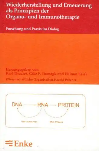 Karl, Theurer, F. Domagk Götz und Kraft Helmut: Wiederherstellung und Erneuerung als Prinzipien der Organo- und Immunotherapie: Forschung und Praxis im Dialog. 