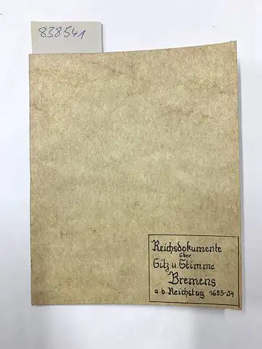 0,041666667: Dero Röm. Käys. Maytt. ergangene Decreta Und darauff von dem Chur-Fürstl. Maintzischer Reichs-Directorio an deß H. Reichs ErbMarschalck erfolgte Notificatio, zusambt desselben Attestato, wegen...