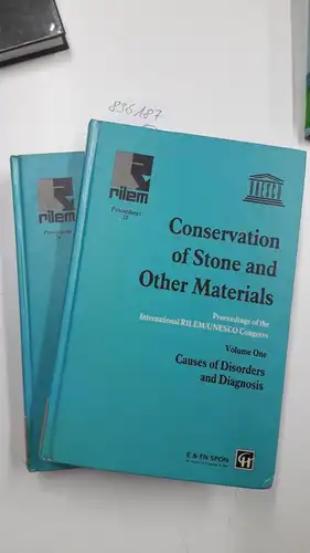 Thiel, M. J: Conservation on Stone and Other Materials Volume One and Two. 