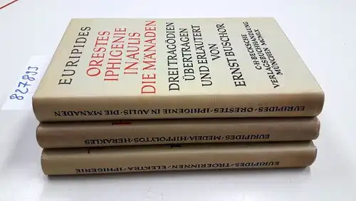 Euripides und Ernst Buschor [Übers.]: Tragödien. Neun Tragödien in drei Bänden
 Übertragen und erläutert von Ernst Buschor. 